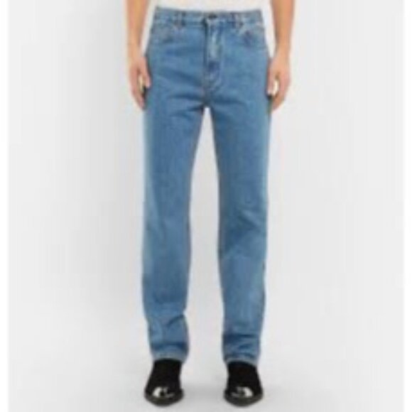 Calvin Klein 205W39Nyc Raf Simons Jaws Printed Patch Denim - Picture 10 of 11